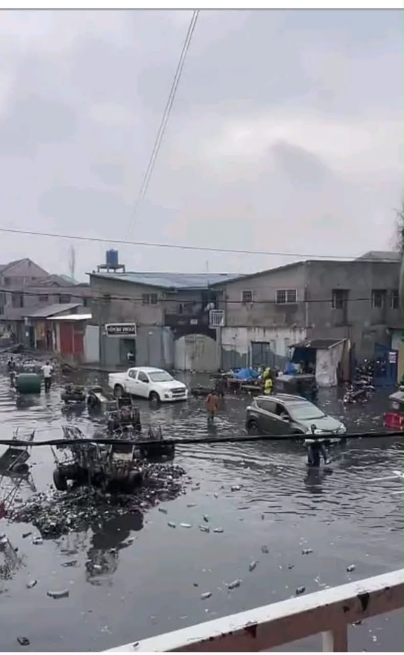Inondation Mombele 12e rue Limete